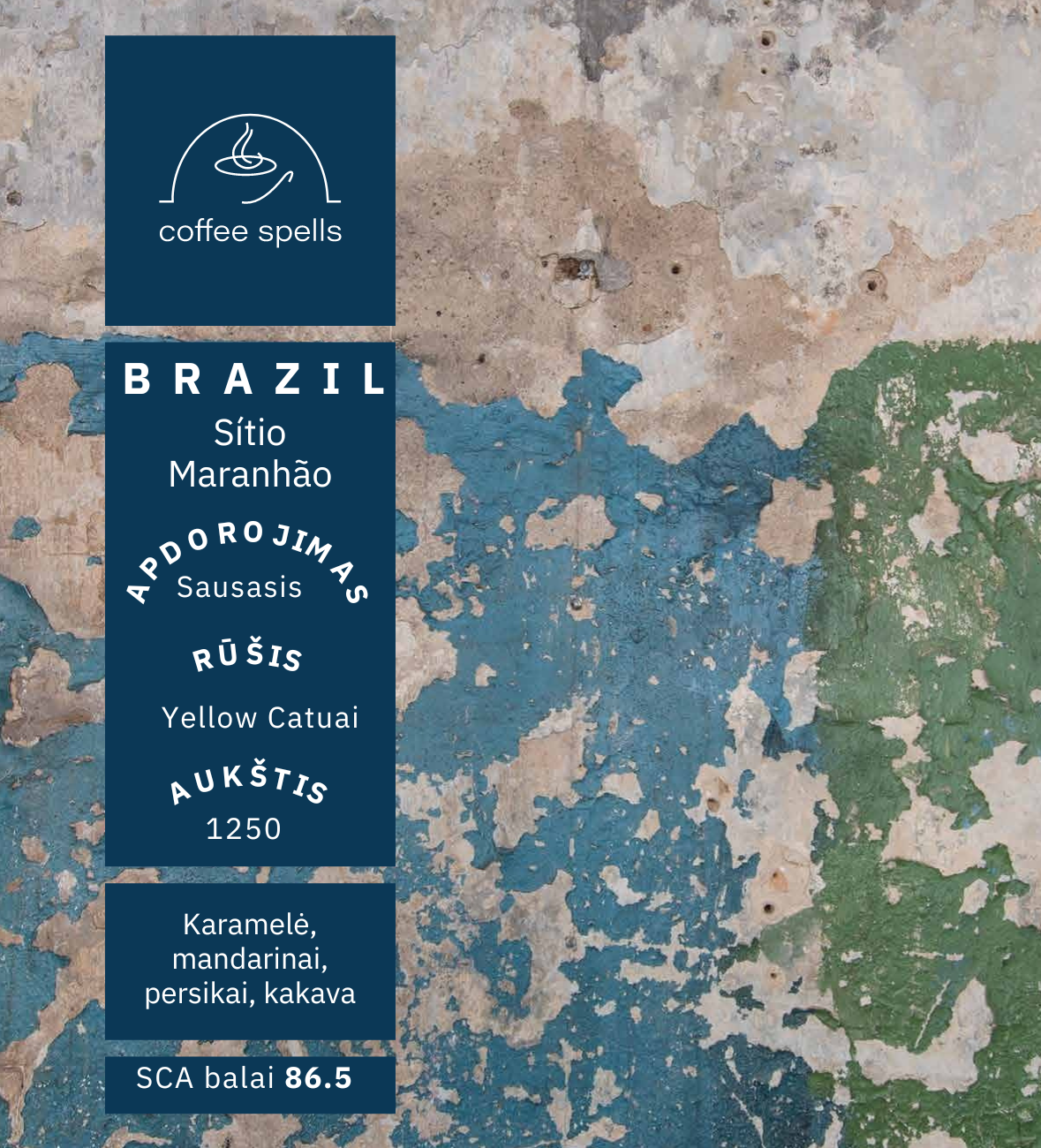 Rūšinės kavos pupelės: Brasil SÍTIO SÃO JOÃO
